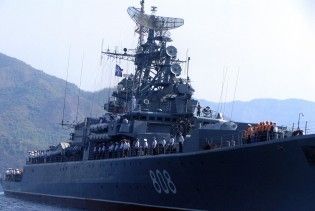 Корабль США оставил Украину (видео)
