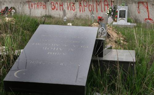 Вандалізм на татарському цвинтарі