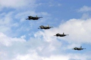 Украинские истребители тренировались перехватывать самолеты Беларуси