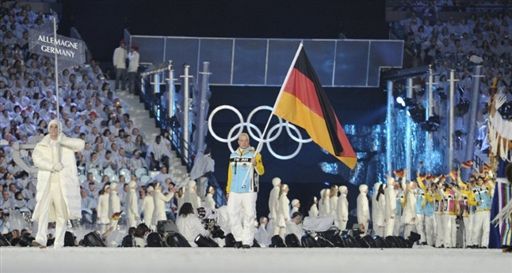 Німецька делегація на відкритті Олімпіади