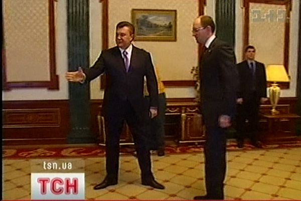 Віктор Янукович та Арсеній Яценюк