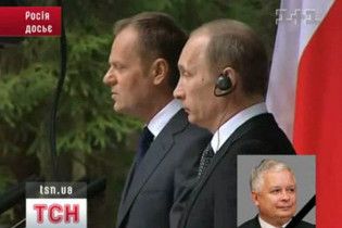 Качиньский полетел в Катынь назло Туску и Путину