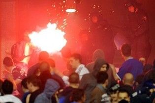 На футбольном матче в Загребе произошла массовая драка, более 20 раненных