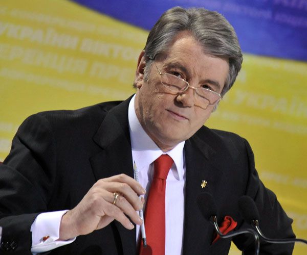 Прес-конференція президента України Віктора Ющенка