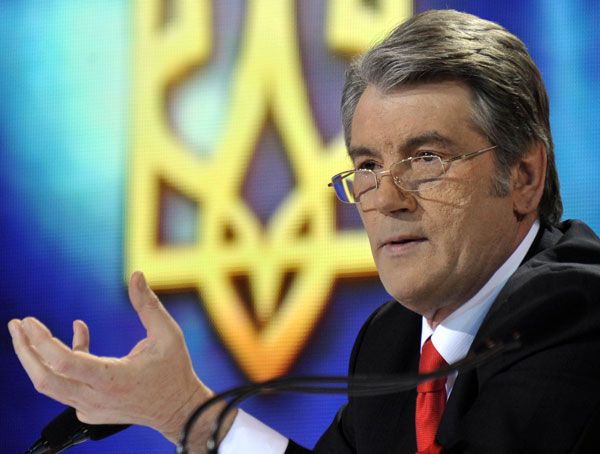 Прес-конференція президента України Віктора Ющенка