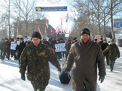 Похорон Бандери в Миколаєві