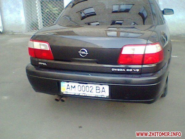 Авто заступника житомирського губернатора