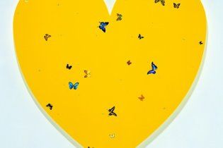Ярославский и Фирташ приобрели картину Дэмиена Херста In Love за 1,75 млн евро