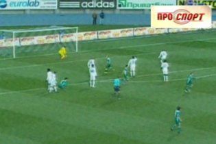 "Динамо" - "Оболонь" - 0:1. Гол Худзика