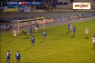 "Волинь" - "Дніпро" - 1:1. Гол Пічкура