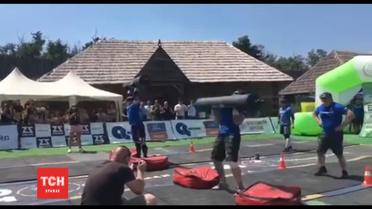 В Україні вперше провели чемпіонат патрульної поліції зі стронгмену