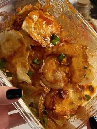 Рисові чипси з креветками tiktok.com/@ptashka.oly