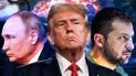 Володимир Путін, Дональд Трамп та Володимир Зеленський
