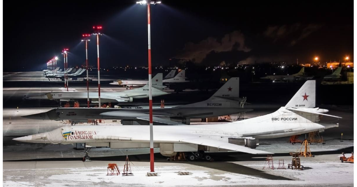 Бомбардувальники Ту-160 на аеродромі "Оленья", жовтень 2022 року Фото з відкритих джерел