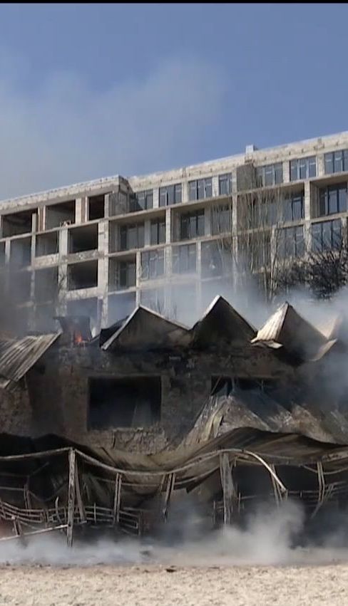 В Одессе ресторан на пляже сгорел за пять дней до открытия