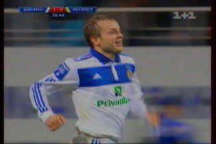 "Динамо" - "Металлист" - 1:0. Гол Гусева