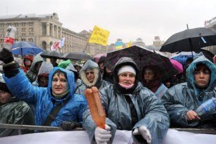Майдан опустел: из тысяч протестующих осталось несколько десятков