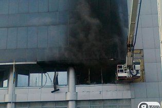 В Киеве сгорела Налоговая администрация