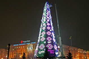 На новогодний праздник на Майдане потратили около 10 миллионов гривен