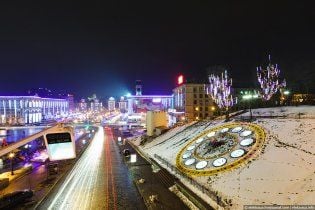 Святкування Нового року на Майдані незалежності. Відеотрансляція