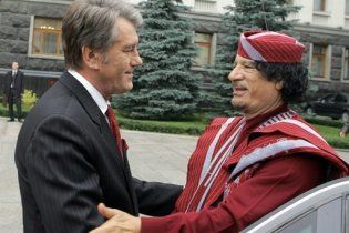 У Каддафи хотят отобрать почетный украинский орден