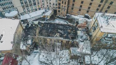 Пожежа,  будівля на Крещатику_6 / © Інформатор