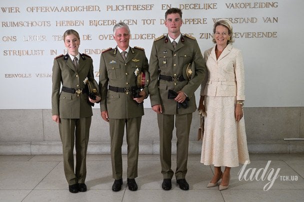 Принцеса Єлизавета, король Філіп, принц Габріель та королева Матильда / © Getty Images