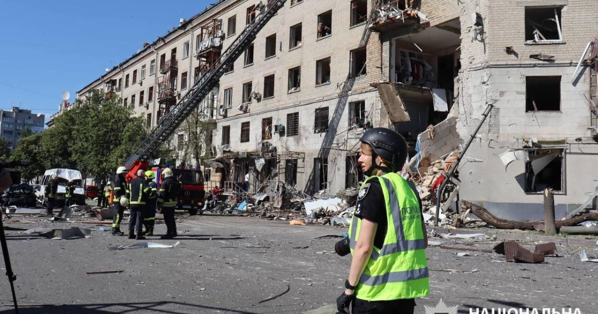 Наслідки російського удару по Харкову