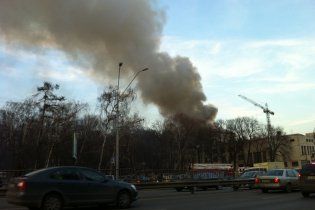 В Киеве горел Дом культуры "Большевик"