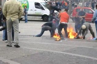В Амстердаме мужчина совершил попытку самосожжения