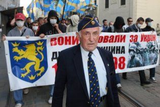 Во Львове прошел марш памяти дивизии СС "Галичина"