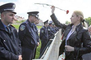 Львов усиленно патрулирует милиция, боясь провокаций