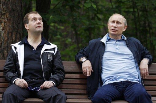 Володимир Путін, Дмитро Мєдвєдєв