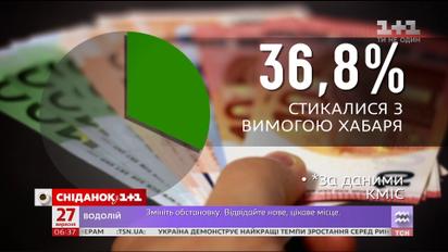 Украинцы борются с коррупцией, но продолжают давать взятки
