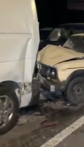 Под Киевом в результате ДТП с четырьмя автомобилями пострадал водитель: его авто отбросило на встречную полосу