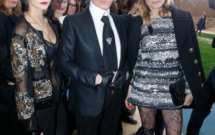 Знаменитости на показе Chanel Haute Couture в Париже