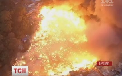 В бразильском Сан-Паулу сгорел целый квартал фавел