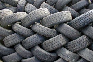 В Украине дороги будут делать из старых автомобильных шин
