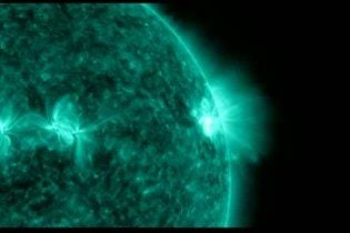 NASA оприлюднило відео найсильнішого за останні п'ять років спалаху на Сонці