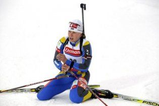 Українська біатлоністка дискваліфікована на один рік