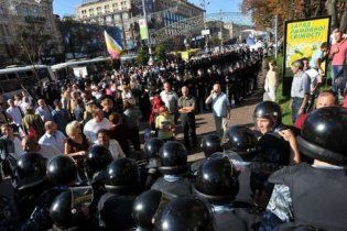 Среди задержанных на Крещатике - депутат и помощники нардепов