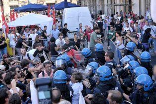 Сутичками з поліцією завершилась акція протесту в Римі