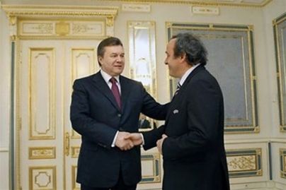 Янукович і Платіні у Києві. 27 вересня