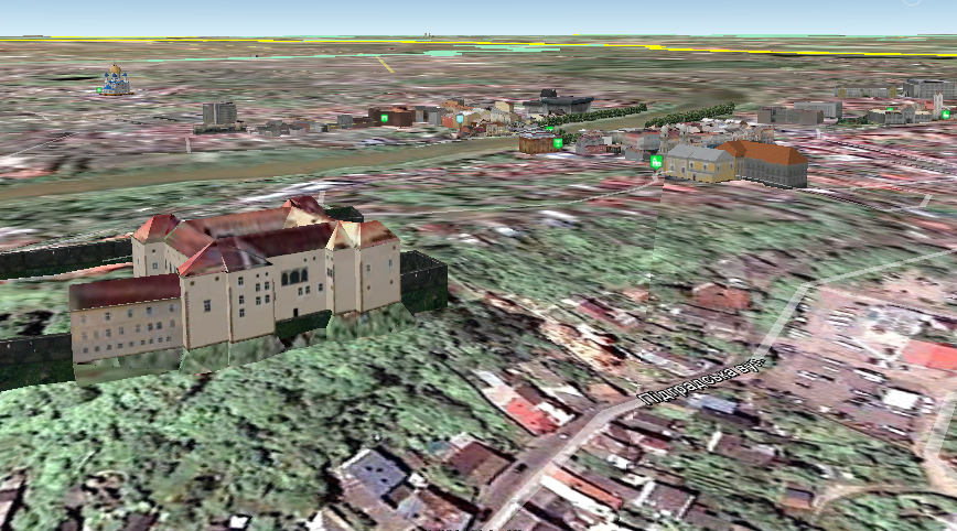 3D-мапа Ужгорода, Ужгородський замок