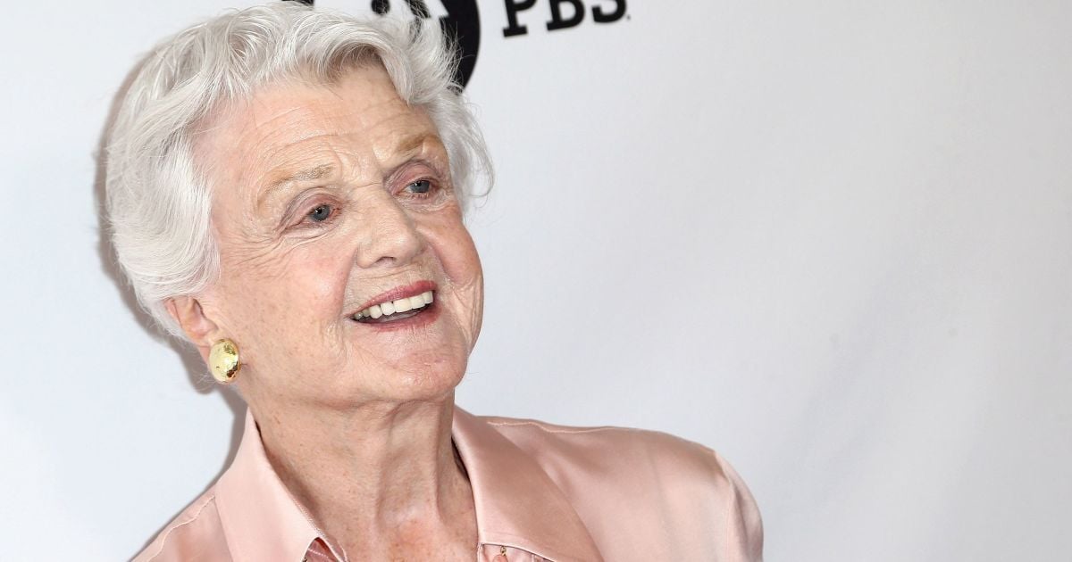 Angela Lansbury, an American actress and star of the TV series 