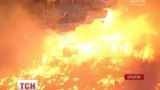 В бразильском городе Сан-Паулу произошел масштабный пожар: сгорел целый жилой квартал