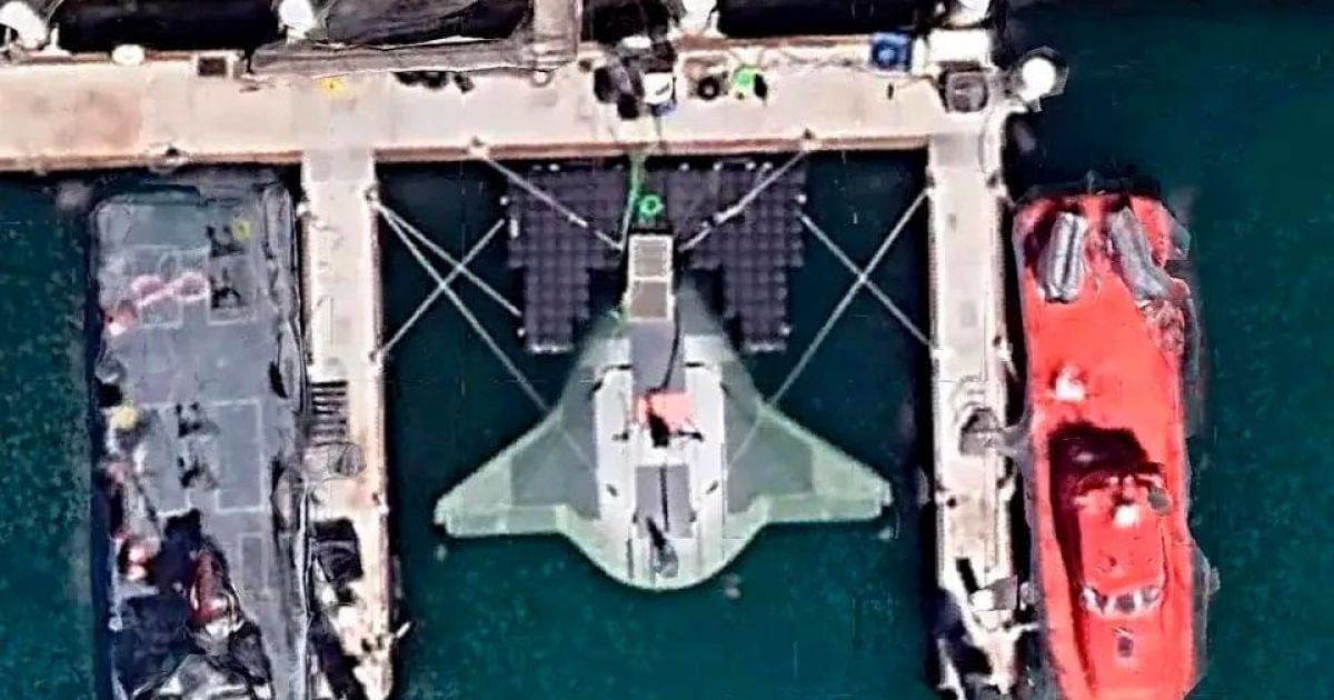 Дрон Manta Ray на военно-морской базе США в Калифорнии / Фото: Google Maps