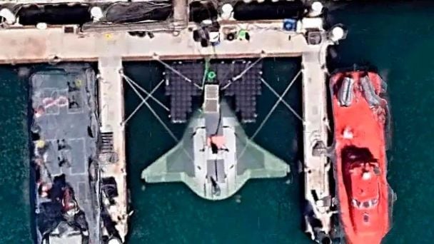 Дрон Manta Ray на военно-морской базе США в Калифорнии / Фото: Google Maps