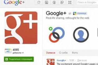 В Google+ з'явилися сторінки брендів і компаній