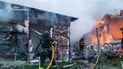 Пожежа в Харкові через російську атаку у ніч проти 4 червня